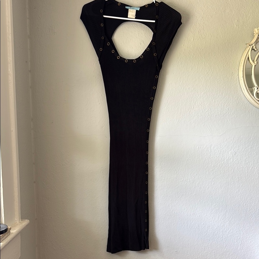 Marciano Black Bodycon Cocktail Dress